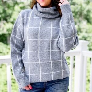 BNWT Windowpane Sweater